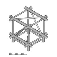 Duratruss DT 44 C51-XD Truss kruising + omlaag - thumbnail