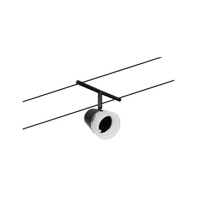 Paulmann WireDC Set Cone Kabelbasissysteem GU5.3 Zwart (mat), Chroom