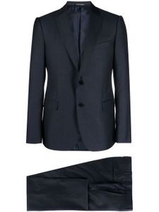 Emporio Armani costume à veste cintrée - Bleu