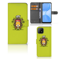 OPPO A73 5G Leuk Hoesje Doggy Biscuit - thumbnail