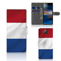 Sony Xperia 10 Bookstyle Case Nederlandse Vlag