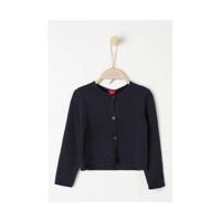 s.Oliver vest met borduursels donkerblauw