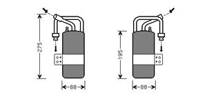 Droger Fiesta5/fusion 16tdci 04- 1800D386