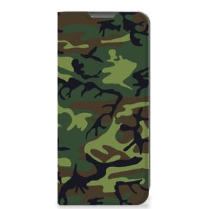 OPPO A77 5G | A57 5G Hoesje met Magneet Army Dark