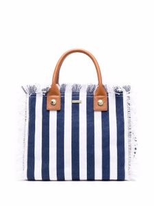 Melissa Odabash sac cabas Porto Cervo à rayures - Bleu