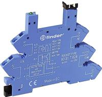 Finder 93.51.0.125 Relaissockel (L x B x H) 76 x 6.2 x 93.6mm 1 pc(s)