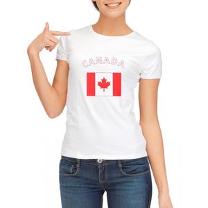 Canadese vlag t-shirt voor dames XL  -