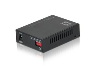 LevelOne GVT-2000 netwerk media converter 1000 Mbit/s Multimode Zwart