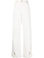 Blumarine jean ample à taille haute - Blanc