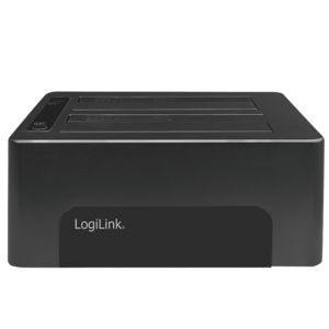 LogiLink QP0029 USB 3.0 SATA 6 Gb/s 2 poorten Harde schijf-dockingstation 2.5 inch, 3.5 inch Met clone-functie