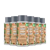 Love Beauty and Planet Shea Butter & Sandalwood Happy And Hydrated shampoo - 6 x 400 ml