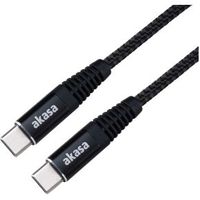 Akasa AK-CBUB54-10BK USB-kabel 1 m USB C Zwart