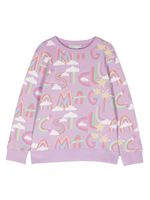 Stella McCartney Kids sweat à imprimé graphique - Violet