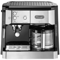 DeLonghi BCO 421.S Espressomachine met filterhouder RVS, Zwart Capaciteit koppen: 10 Glazen kan, Met filterkoffie-functie