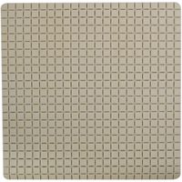 MSV Douche/bad anti-slip mat badkamer - rubber - beige - 54 x 54 cm   -