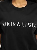 Mister Tee / t-shirt Ladies Minimalista in zwart