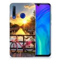 Honor 20 Lite Siliconen Back Cover Amsterdamse Grachten - thumbnail