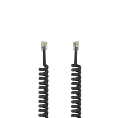 Hama Telefoon (analoog) Aansluitkabel [1x RJ10-stekker 4p4c - 1x RJ10-stekker 4p4c] 1.5 m Zwart