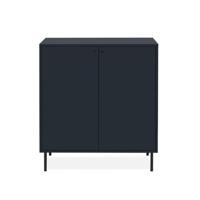 Finori Commode, houtmateriaal, marineblauw, afmetingen: B x H x D ca.: 80 x 90 x 40 cm