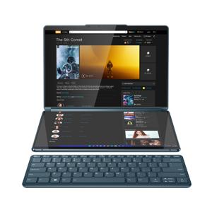 Lenovo Yoga Book 9 Hybride (2-in-1) 33,8 cm (13.3") Touchscreen 2.8K Intel® Core™ i7 i7-1355U 16 GB LPDDR5x-SDRAM 1 TB SSD Wi-Fi 6E (802.11ax) Windows 11 Home Blauwgroen