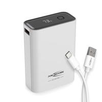 ANSMANN Powerbank 22,5 W PB322PD - Externe accu met een capaciteit van 20.000 mAh - Back-up accu met USB-A en USB-C poorten, ideaal voor smartphones, tablets, laptops, handheld consoles