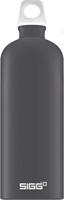 SIGG - Aluminium drinkfles - Traveller Shade Touch - Klimaatneutraal gecertificeerd - Geschikt voor koolzuurhoudende dranken - Lekvrij - Vederlicht - BPA-vrij - Grijs - 1L