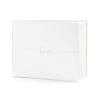 Gastenboek Love goud Gastenboek Love goud
