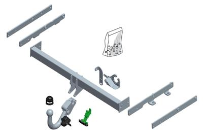 Afneembare trekhaak 587600 Afneembare trekhaak 587600