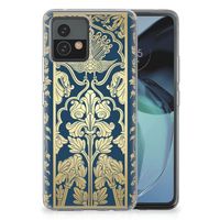 Motorola Moto G72 TPU Case Beige Flowers