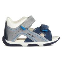 Geox sandaal baby-jongens b sandal tapuz boy,Grey Navy,21 EU