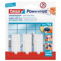 3x Tesa Powerstrips haken small klusbenodigdheden - thumbnail