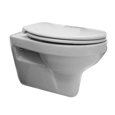 Toiletpot Hangend Trevi 53x36.5x36cm Wandcloset Keramiek Diepspoel Nano Coating EasyClean Rimfree Glans Wit met Softclose Toiletbril Toiletpot Hangend Trevi 53x36.5x36cm Wandcloset Keramiek Diepspoel Nano Coating EasyClean Rimfree Glans Wit met Softclose Toiletbril