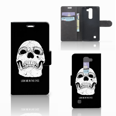 Telefoonhoesje met Naam LG Magna | G4C Skull Eyes Telefoonhoesje met Naam LG Magna | G4C Skull Eyes