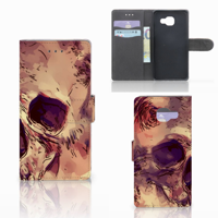 Telefoonhoesje met Naam Samsung Galaxy A5 2016 Skullhead