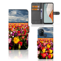 OnePlus Nord N100 Hoesje Tulpen - thumbnail