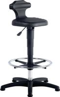 Zit-/stastoel | integraalschuim | zithoogteverstelling 510-780 mm | met voetring | 1 stuk - 9419-2000