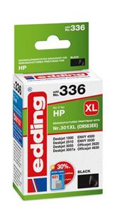 Edding Inktcartridge vervangt HP 301XL, CH563EE Compatibel Zwart EDD-336 18-336