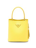 Prada petit sac Panier en cuir Saffiano - Jaune