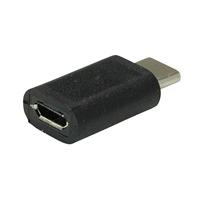 VALUE USB 2.0 Adapter | type C - MicroB | Stekker/bus | Adapter van USB-C stekker naar MicroB-bus om bijvoorbeeld een smartphone met een oplader te verbinden