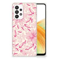 Samsung Galaxy A33 5G TPU Case Pink Flowers