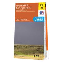 Wandelkaart - Topografische kaart OL33 OS Explorer Map Haslemere & Pet