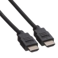 ROLINE GREEN HDMI High Speed kabel met Ethernet M-M, TPE, zwart, 2 m - thumbnail