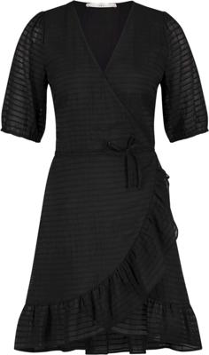 Briggit wrapp dress black Briggit wrapp dress black
