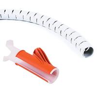 Dataflex 33.781 kabelruis met intrekhulp (diameter: 25 mm, 3 m), wit