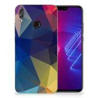 Honor 8X TPU Hoesje Polygon Dark