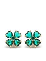 Swarovski Idyllia clover stud earrings - Or