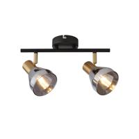 Searchlight Plafondlamp Westminster met smoke glas 2-lichts 23801-2SM - thumbnail