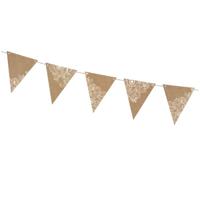 Slinger vlaggen kraft met bloemen