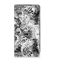 Mobiel BookCase Samsung Galaxy S22 Plus Skulls Angel