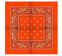 Boerenzakdoek Rain drop 54x54 - Rode zakdoek - 54 - Oranje - 54 - 54 - 54
